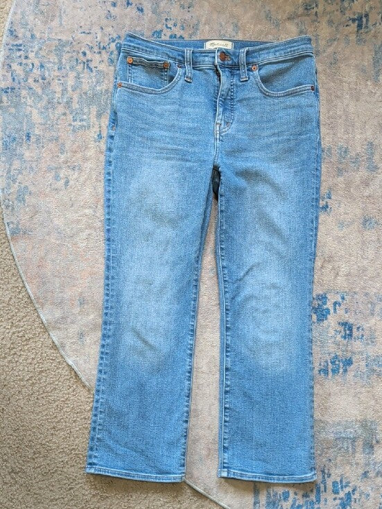 Madewell Light Blue Cali Demi-Boot Jeans Women's Medium (28-29) US