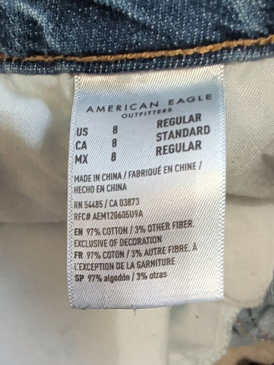American Eagle Relaxed Mom Barrel Jeans Women's 8 US