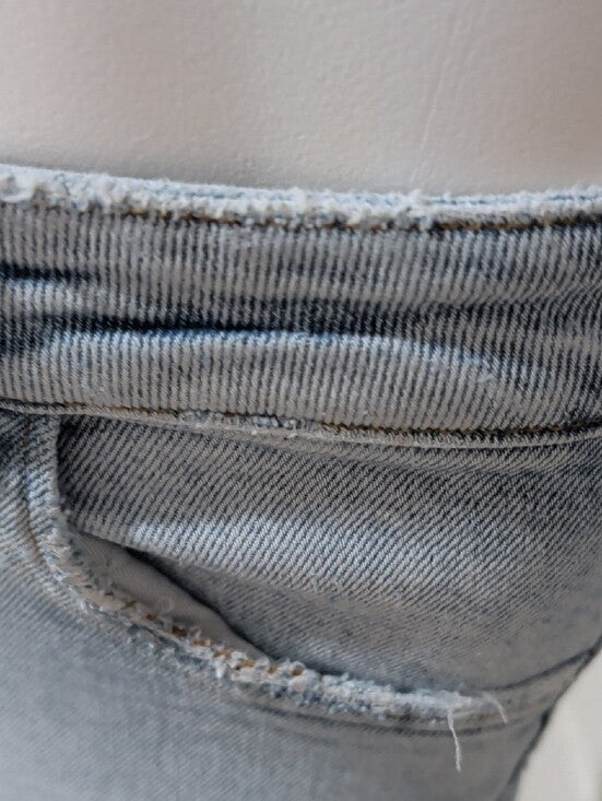 Marfinno Light Blue Cropped Skinny Jeans - Casual High-Rise - Women's 2/XS US