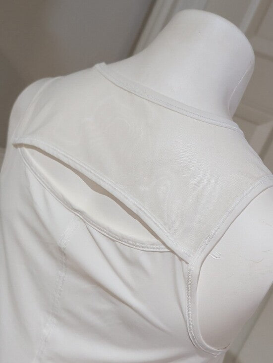 Lululemon Women's White Performance Mesh Tank Top Medium (6-8) US