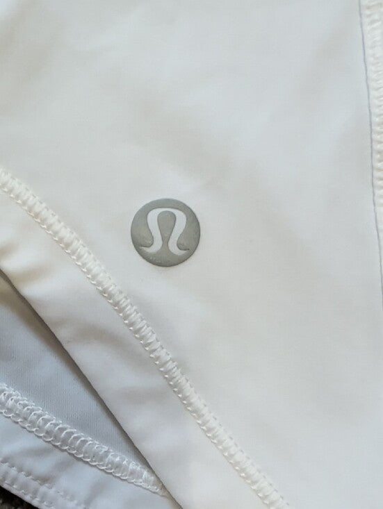 Lululemon Women's White Performance Mesh Tank Top Medium (6-8) US