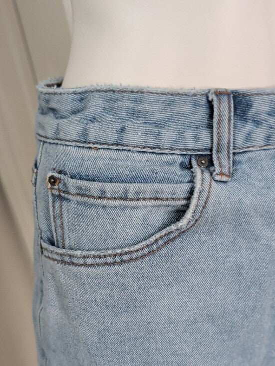 Billabong Light Blue High-Rise Denim Shorts Women's 28 US