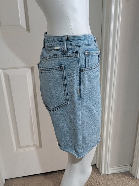 Billabong Light Blue High-Rise Denim Shorts Women's 28 US