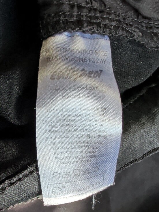 edikted High-Rise Black Flared  Faux Leather Pants Women's XS US