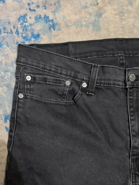 Levi's Black Skinny Jeans - Classic Slim Fit - Men's W34"X28" US