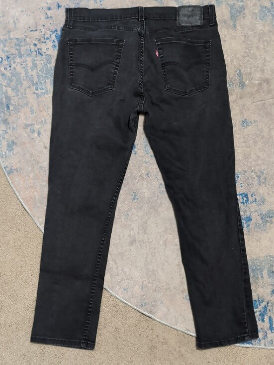 Levi's Black Skinny Jeans - Classic Slim Fit - Men's W34"X28" US