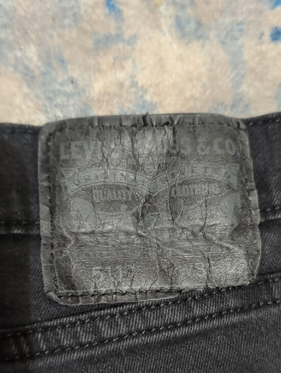 Levi's Black Skinny Jeans - Classic Slim Fit - Men's W34"X28" US