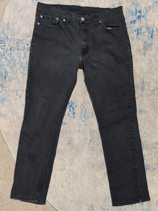 Levi's Black Skinny Jeans - Classic Slim Fit - Men's W34"X28" US
