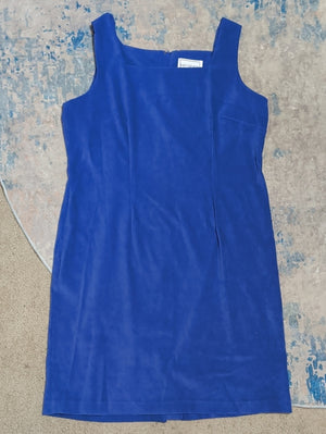 VTG Karin Stevens Sleeveless Violet PURPLE Square Neck Midi Dress Women's 18 (XL) US