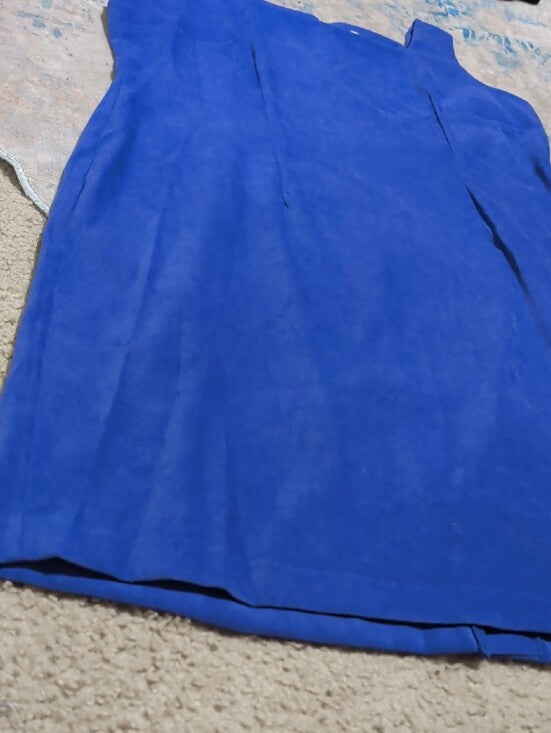 VTG Karin Stevens Sleeveless Violet PURPLE Square Neck Midi Dress Women's 18 (XL) US