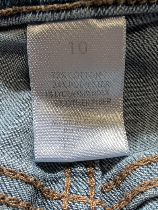 Westport 1962 Light Blue Ankle Snap Button-Hem Jeans Women's 10 US