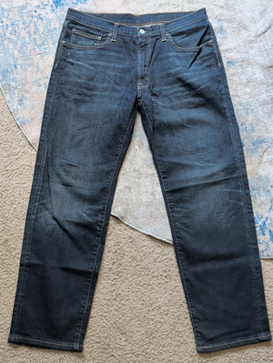 Frye Men's Straight-Leg Dark Blue Jeans W34"