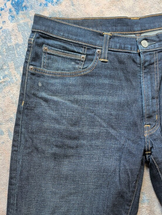 Frye Men's Straight-Leg Dark Blue Jeans W34"