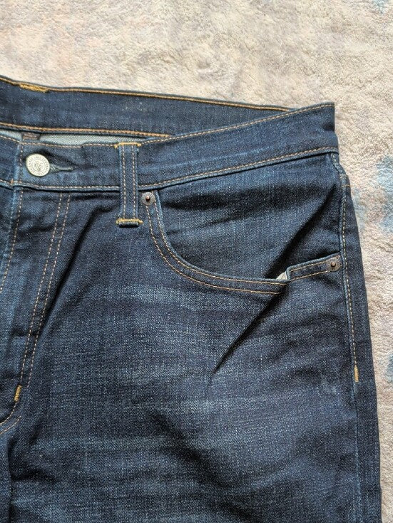 Frye Men's Straight-Leg Dark Blue Jeans W34"