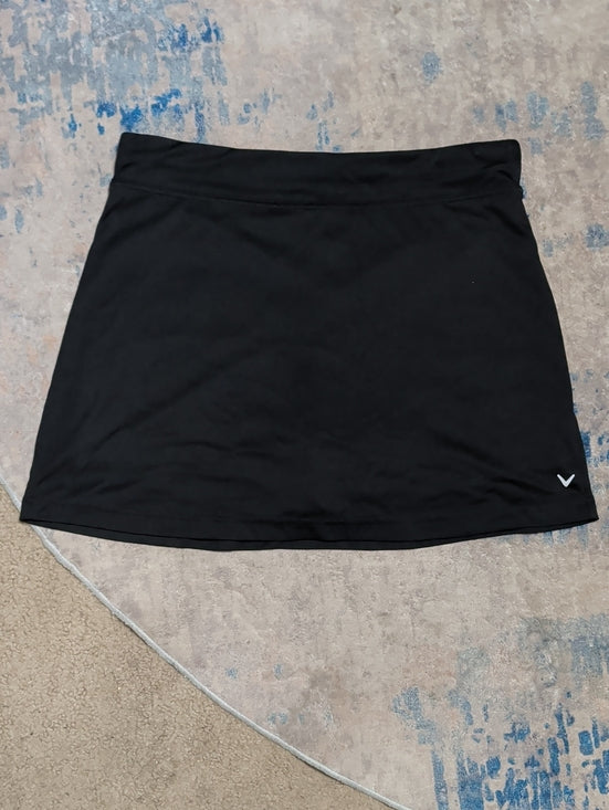 Callaway Black Women's Golf Skort - Minimal Athletic Design Women's Large US