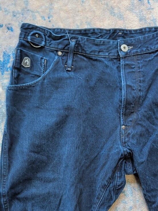 G-Star Slim Straight Jeans in Dark Blue Men's 36x35 US