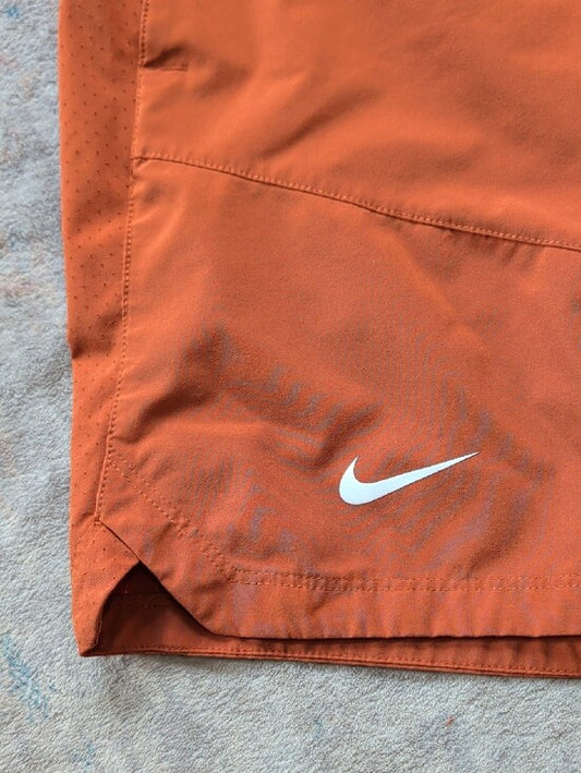 Nike Burnt Orange Athletic Shorts with UT Longhorn Logo Men's Large