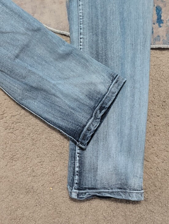 ecko unltd. Light Blue Skinny Jeans with Subtle Fade Men's W34"X30"