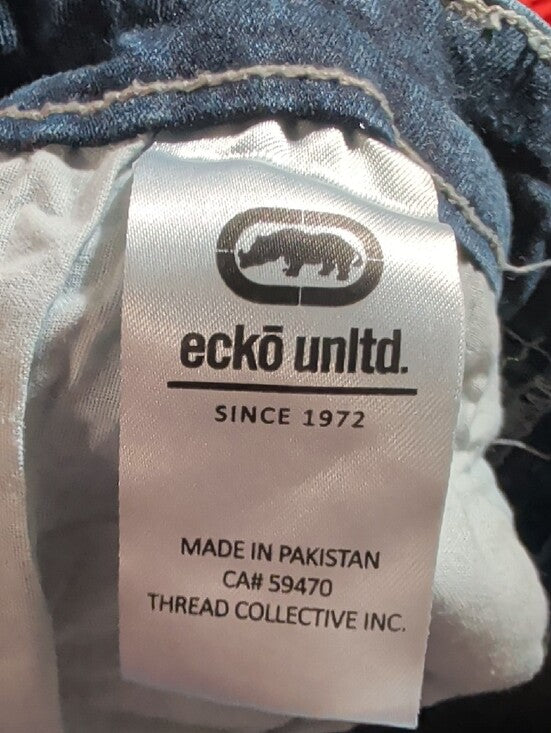 ecko unltd. Light Blue Skinny Jeans with Subtle Fade Men's W34"X30"