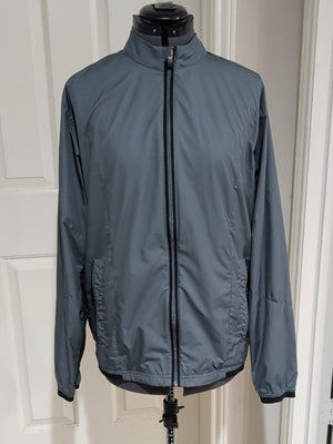 adidas Climaproof Windbreaker Jacket in Slate Gray Men's Medium