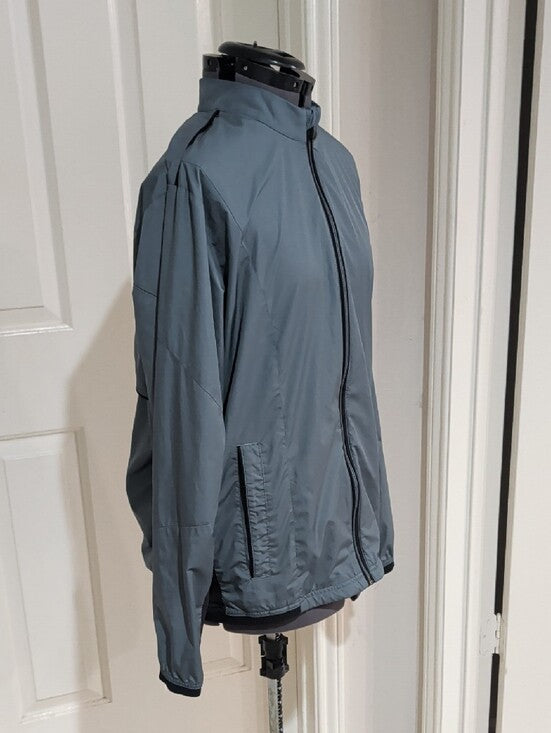 adidas Climaproof Windbreaker Jacket in Slate Gray Men's Medium