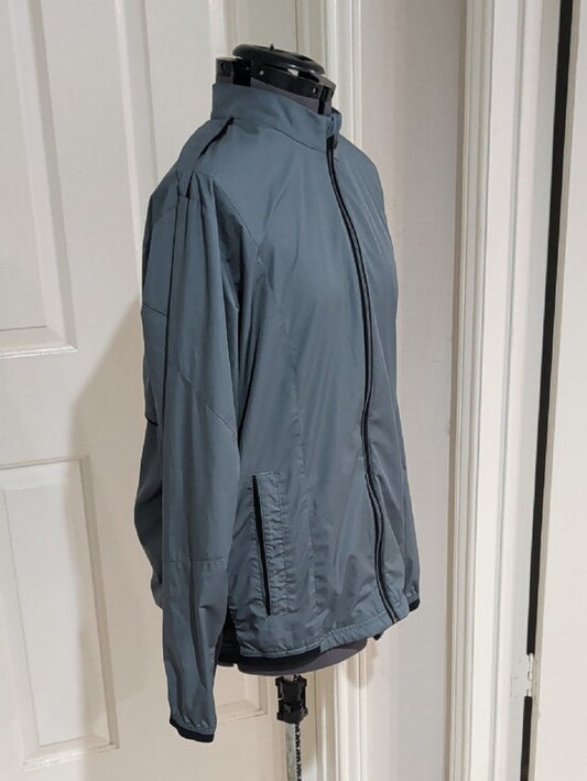 adidas Climaproof Windbreaker Jacket in Slate Gray Men's Medium