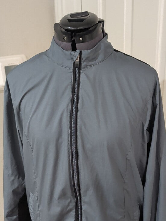 adidas Climaproof Windbreaker Jacket in Slate Gray Men's Medium