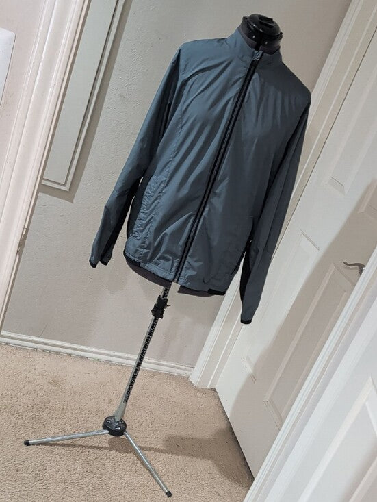 adidas Climaproof Windbreaker Jacket in Slate Gray Men's Medium