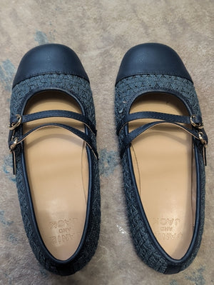 Janie and Jack Kids Navy Double-Strap Mary Jane Flats Girls 3K