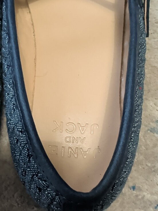 Janie and Jack Kids Navy Double-Strap Mary Jane Flats Girls 3K