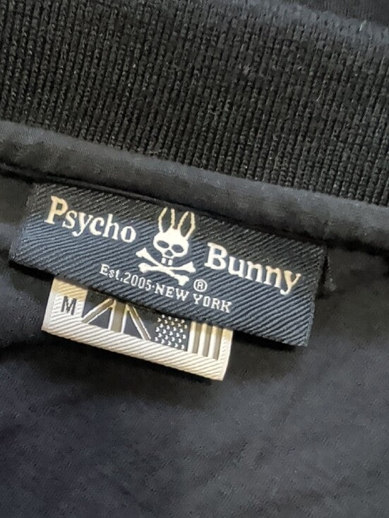 Psycho Bunny Navy Short-Sleeve Polo with Contrast Trim Men's Medium