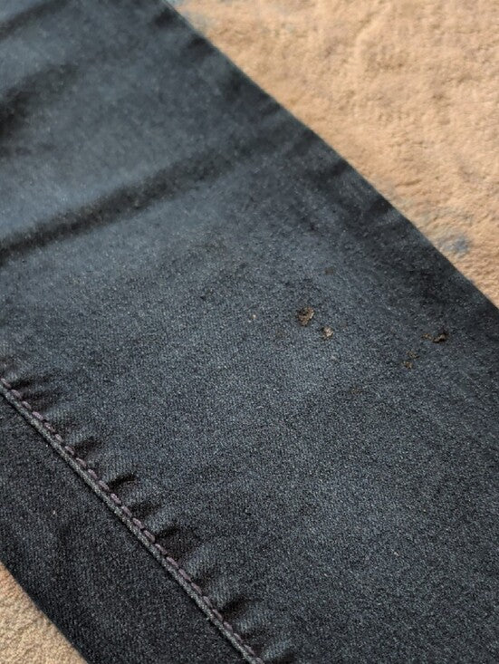 True Religion Kids Relaxed Slim Dark Blue Distressed Denim Jeans Boy's 10 US