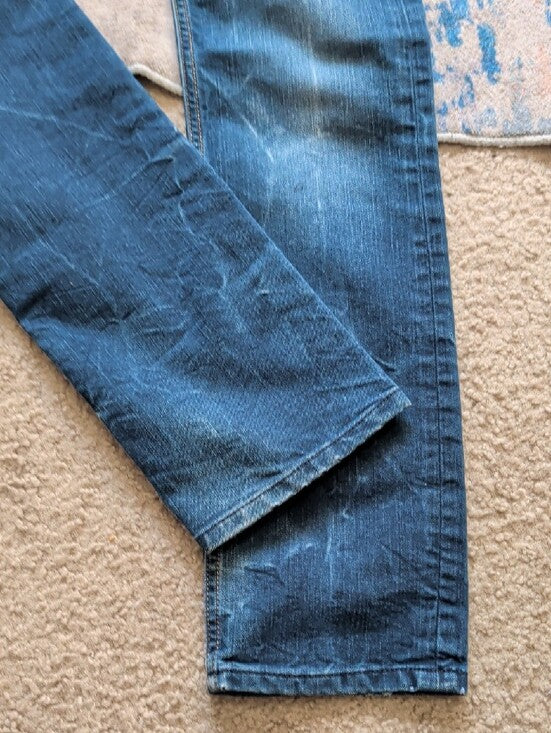 Diesel Kids Slim Straight Jeans in Dark Washed Blue Boys 10 US Excellent!