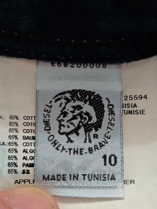 Diesel Kids Slim Straight Jeans in Dark Washed Blue Boys 10 US Excellent!