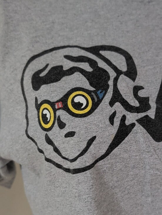 Billionaire Boys Club Gray Graphic Crop Rocketman Tee Size Large Unisex