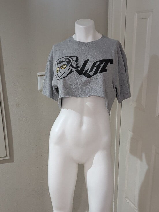 Billionaire Boys Club Gray Graphic Crop Rocketman Tee Size Large Unisex