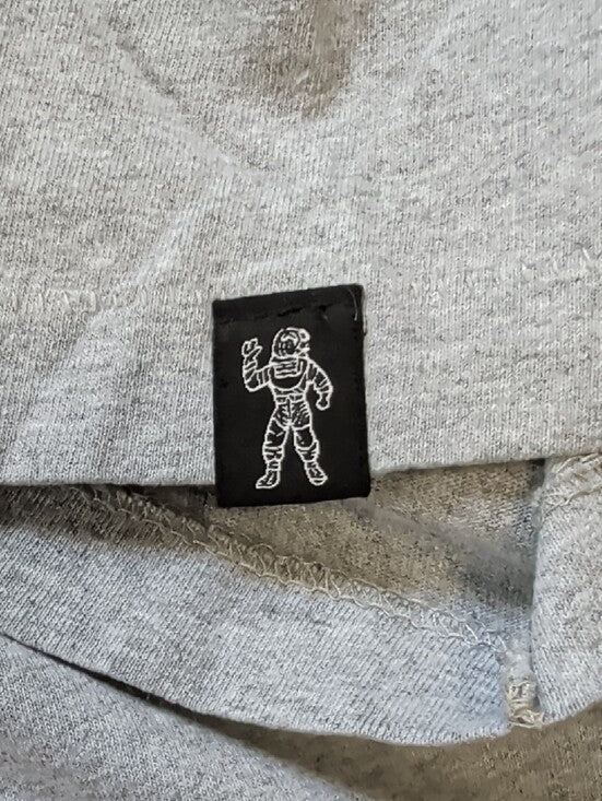 Billionaire Boys Club Gray Graphic Crop Rocketman Tee Size Large Unisex