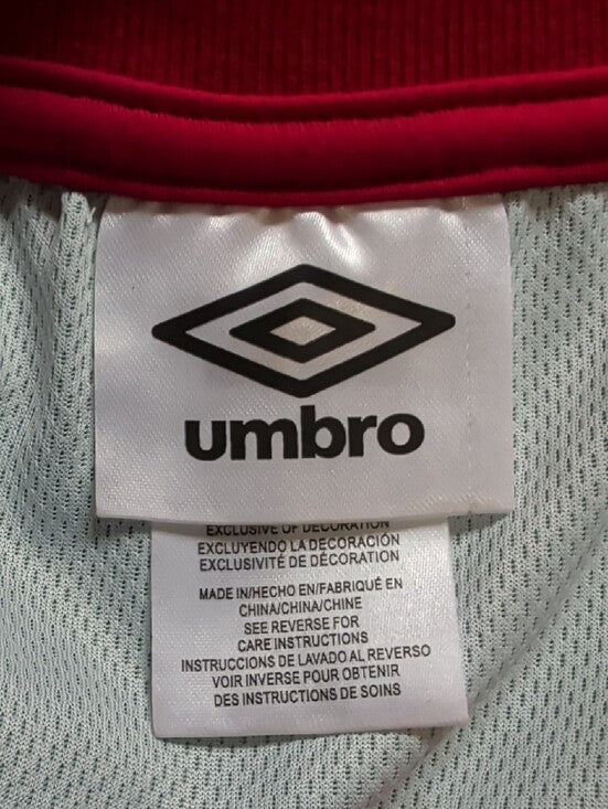 Umbro Mexico Green And Red Soccer Jersey Women's Large Like New