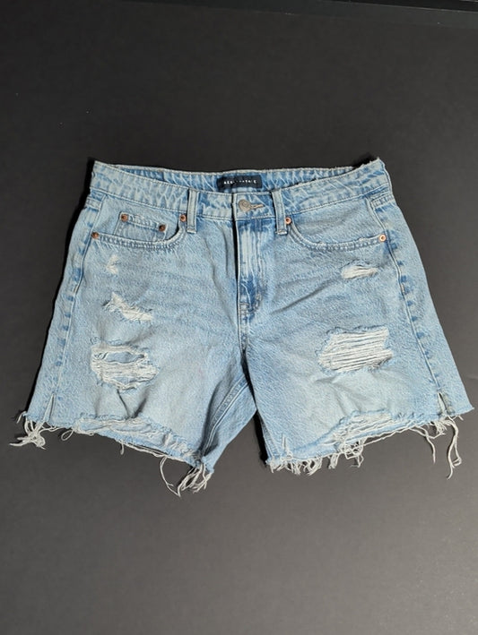 Aeropostale Light Blue Distressed Denim Jean Shorts Women's 8 US