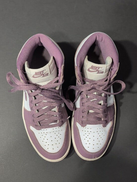 Nike Air Jordan 1 Retro High OG "Mauve" (Sky J Mauve / White) Sneakers Women's 7 US/ 6 UK