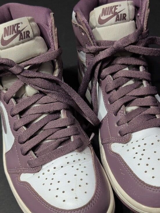 Nike Air Jordan 1 Retro High OG "Mauve" (Sky J Mauve / White) Sneakers Women's 7 US/ 6 UK