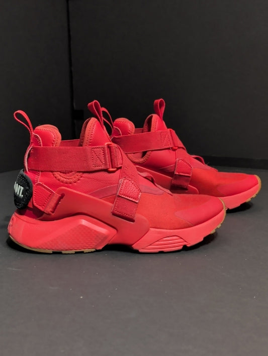 Nike Air Speed Red Huarache City Sneakers Women's 7.5 US/ 5 UK