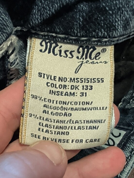 Miss Me Faded Blue Skinny Jeans Women's 29 US