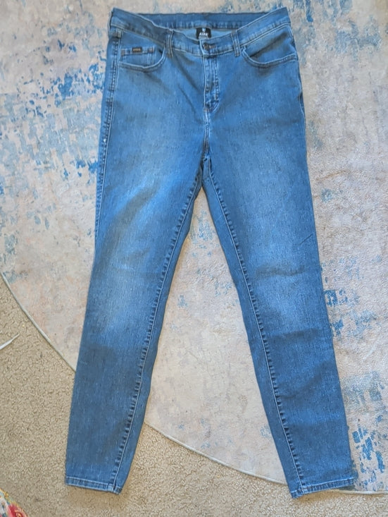 Kuhl Women's Blue High-Rise Stretch Jeans 12 Regular US