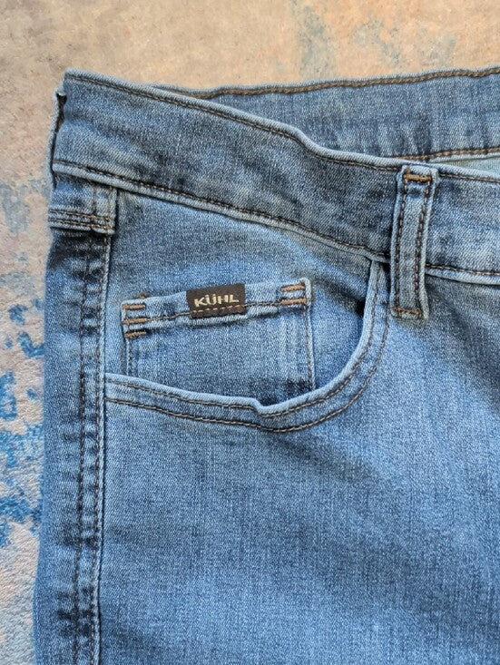 Kuhl Women's Blue High-Rise Stretch Jeans 12 Regular US
