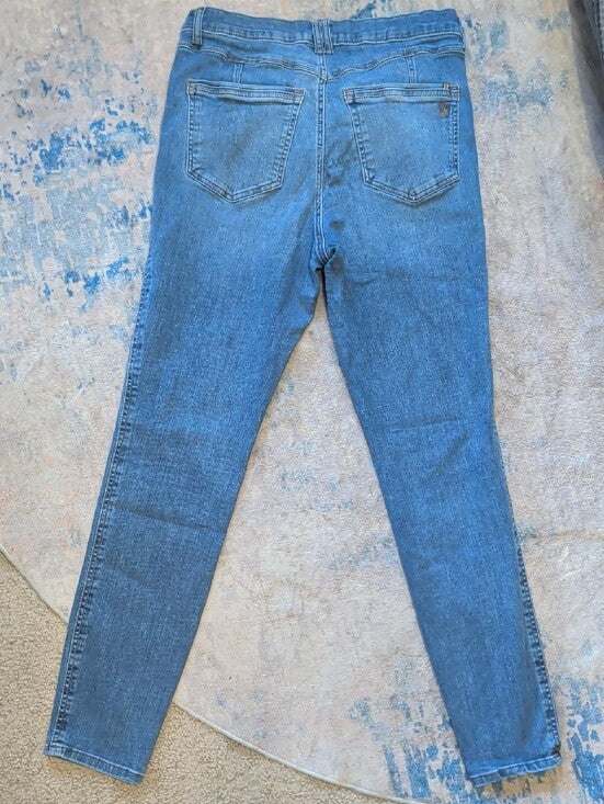 Kuhl Women's Blue High-Rise Stretch Jeans 12 Regular US