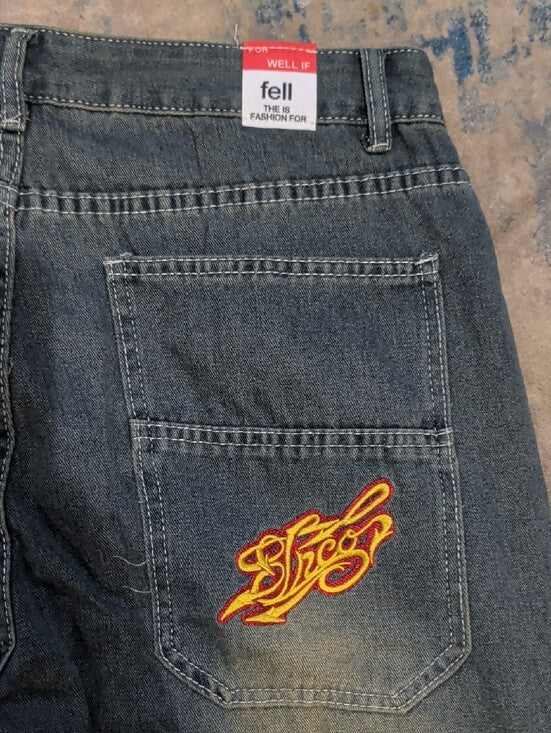 JNCO Relaxed Fit Men's Jeans in Faded Blue 3XL