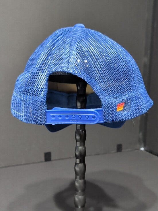 Aviator Nation Venice Blue Rainbow Patch Trucker Cap Adjustable Unisex