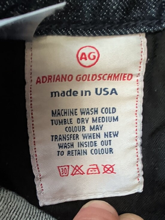 AG Adriano Goldschmied Low-Rise Skinny Jeans in Dark Indigo Women's 24R US Y2K