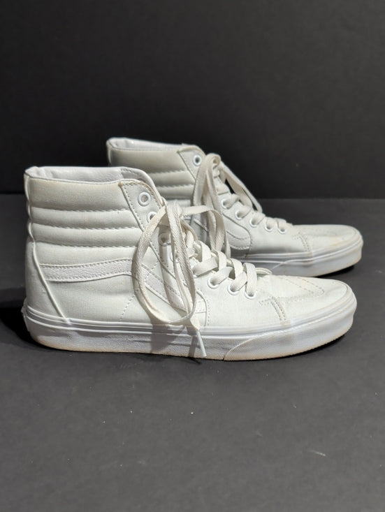 Vans White High-Top Canvas Sneakers Men's 8 US/ Women's 9.5 US
